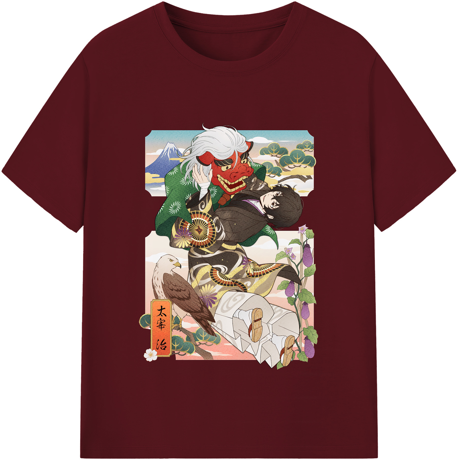 （画像用） 文豪ストレイドッグス Bungo Stray Dogs 綿100％半袖Tシャツ（フロントプリント）